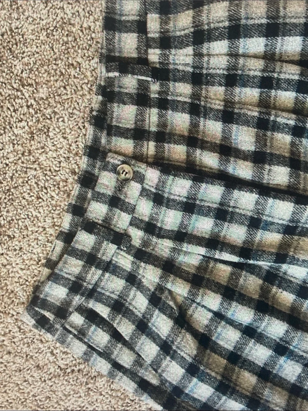 HYFVE Black & Gray Plaid High-Rise Trousers